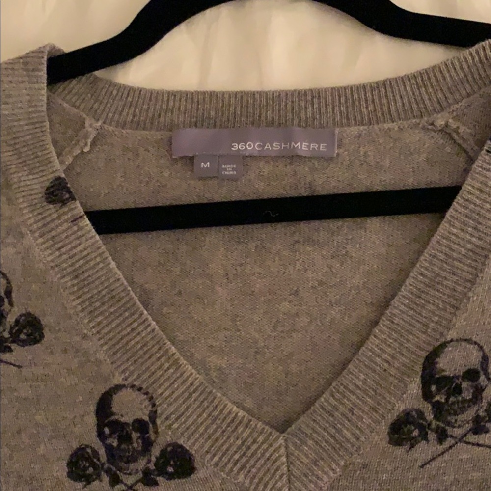 360 cashmere sweater taupe